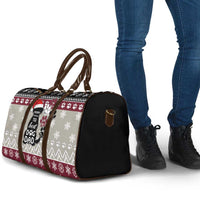 To Best Dog Dad Christmas Design Travel Bag Xmas Holiday Patterns - Wonder Print Shop