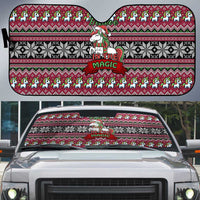 Unicorn Believe In The Magic Christmas Auto Sun Shade Xmas Holiday Patterns - Wonder Print Shop