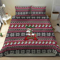 Unicorn Believe In The Magic Christmas Bedding Set Xmas Holiday Patterns - Wonder Print Shop