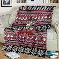Unicorn Believe In The Magic Christmas Blanket Xmas Holiday Patterns - Wonder Print Shop