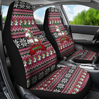 Unicorn Believe In The Magic Christmas Car Seat Cover Xmas Holiday Patterns - Wonder Print Shop