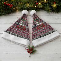 Unicorn Believe In The Magic Christmas Santa Hat Xmas Holiday Patterns - Wonder Print Shop