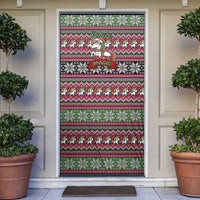 Unicorn Believe In The Magic Christmas Door Cover Xmas Holiday Patterns - Wonder Print Shop