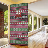 Unicorn Believe In The Magic Christmas Door Cover Xmas Holiday Patterns - Wonder Print Shop