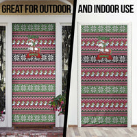 Unicorn Believe In The Magic Christmas Door Cover Xmas Holiday Patterns - Wonder Print Shop