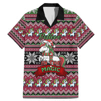 Unicorn Believe In The Magic Christmas Family Matching Mermaid Dress and Hawaiian Shirt Xmas Holiday Patterns - Wonder Print Shop