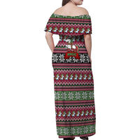 Unicorn Believe In The Magic Christmas Family Matching Off Shoulder Maxi Dress and Hawaiian Shirt Xmas Holiday Patterns - Wonder Print Shop
