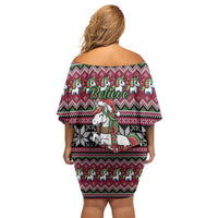 Unicorn Believe In The Magic Christmas Family Matching Off Shoulder Short Dress and Hawaiian Shirt Xmas Holiday Patterns - Wonder Print Shop