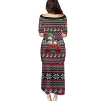 Unicorn Believe In The Magic Christmas Family Matching Puletasi and Hawaiian Shirt Xmas Holiday Patterns - Wonder Print Shop
