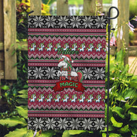 Unicorn Believe In The Magic Christmas Garden Flag Xmas Holiday Patterns - Wonder Print Shop