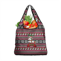 Unicorn Believe In The Magic Christmas Grocery Bag Xmas Holiday Patterns - Wonder Print Shop