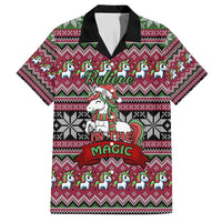 Unicorn Believe In The Magic Christmas Hawaiian Shirt Xmas Holiday Patterns - Wonder Print Shop