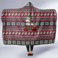 Unicorn Believe In The Magic Christmas Hooded Blanket Xmas Holiday Patterns - Wonder Print Shop