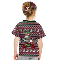Unicorn Believe In The Magic Christmas Kid T Shirt Xmas Holiday Patterns - Wonder Print Shop