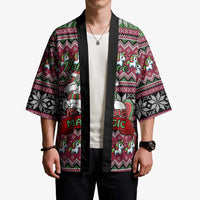 Unicorn Believe In The Magic Christmas Kimono Xmas Holiday Patterns - Wonder Print Shop