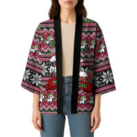 Unicorn Believe In The Magic Christmas Kimono Xmas Holiday Patterns - Wonder Print Shop
