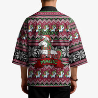 Unicorn Believe In The Magic Christmas Kimono Xmas Holiday Patterns - Wonder Print Shop