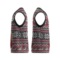 Unicorn Believe In The Magic Christmas Knitted V-Neck Vest Xmas Holiday Patterns - Wonder Print Shop