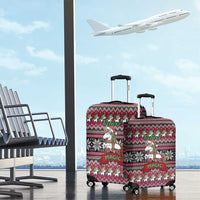 Unicorn Believe In The Magic Christmas Luggage Cover Xmas Holiday Patterns - Wonder Print Shop