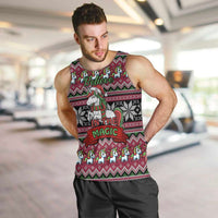 Unicorn Believe In The Magic Christmas Men Tank Top Xmas Holiday Patterns - Wonder Print Shop