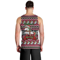 Unicorn Believe In The Magic Christmas Men Tank Top Xmas Holiday Patterns - Wonder Print Shop