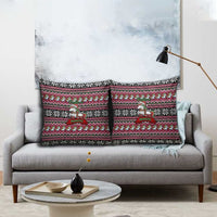 Unicorn Believe In The Magic Christmas Pillow Cover Xmas Holiday Patterns - Wonder Print Shop