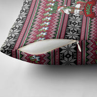 Unicorn Believe In The Magic Christmas Pillow Cover Xmas Holiday Patterns - Wonder Print Shop