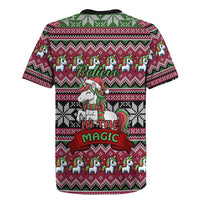 Unicorn Believe In The Magic Christmas Rugby Jersey Xmas Holiday Patterns - Wonder Print Shop