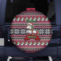 Unicorn Believe In The Magic Christmas Spare Tire Cover Xmas Holiday Patterns - Wonder Print Shop