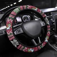 Unicorn Believe In The Magic Christmas Steering Wheel Cover Xmas Holiday Patterns - Wonder Print Shop