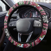 Unicorn Believe In The Magic Christmas Steering Wheel Cover Xmas Holiday Patterns - Wonder Print Shop