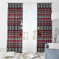 Unicorn Believe In The Magic Christmas Window Curtain Xmas Holiday Patterns - Wonder Print Shop