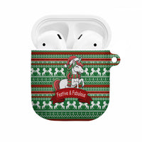 Unicorn Festive Fabulous Christmas AirPods Case Xmas Holiday Patterns - Wonder Print Shop