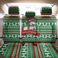 Unicorn Festive Fabulous Christmas Back Car Seat Cover Xmas Holiday Patterns - Wonder Print Shop