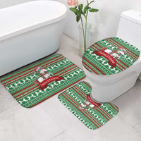 Unicorn Festive Fabulous Christmas Bathroom Set Xmas Holiday Patterns - Wonder Print Shop