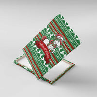 Unicorn Festive Fabulous Christmas Canvas Wall Art Xmas Holiday Patterns - Wonder Print Shop