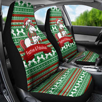 Unicorn Festive Fabulous Christmas Car Seat Cover Xmas Holiday Patterns - Wonder Print Shop