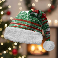 Unicorn Festive Fabulous Christmas Santa Hat Xmas Holiday Patterns - Wonder Print Shop