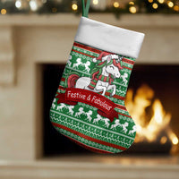 Unicorn Festive Fabulous Christmas Stocking Xmas Holiday Patterns - Wonder Print Shop