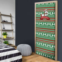Unicorn Festive Fabulous Christmas Door Cover Xmas Holiday Patterns - Wonder Print Shop