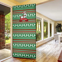 Unicorn Festive Fabulous Christmas Door Cover Xmas Holiday Patterns - Wonder Print Shop