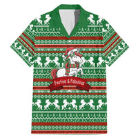 Unicorn Festive Fabulous Christmas Family Matching Mermaid Dress and Hawaiian Shirt Xmas Holiday Patterns - Wonder Print Shop