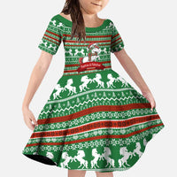 Unicorn Festive Fabulous Christmas Family Matching Off Shoulder Maxi Dress and Hawaiian Shirt Xmas Holiday Patterns - Wonder Print Shop
