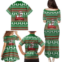Unicorn Festive Fabulous Christmas Family Matching Puletasi and Hawaiian Shirt Xmas Holiday Patterns - Wonder Print Shop