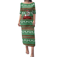 Unicorn Festive Fabulous Christmas Family Matching Puletasi and Hawaiian Shirt Xmas Holiday Patterns - Wonder Print Shop