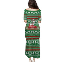 Unicorn Festive Fabulous Christmas Family Matching Puletasi and Hawaiian Shirt Xmas Holiday Patterns - Wonder Print Shop