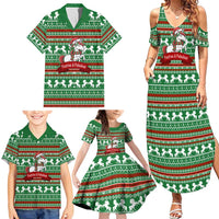 Unicorn Festive Fabulous Christmas Family Matching Summer Maxi Dress and Hawaiian Shirt Xmas Holiday Patterns - Wonder Print Shop