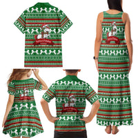 Unicorn Festive Fabulous Christmas Family Matching Tank Maxi Dress and Hawaiian Shirt Xmas Holiday Patterns - Wonder Print Shop