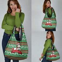 Unicorn Festive Fabulous Christmas Grocery Bag Xmas Holiday Patterns - Wonder Print Shop