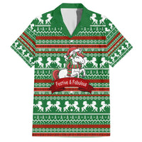 Unicorn Festive Fabulous Christmas Hawaiian Shirt Xmas Holiday Patterns - Wonder Print Shop
